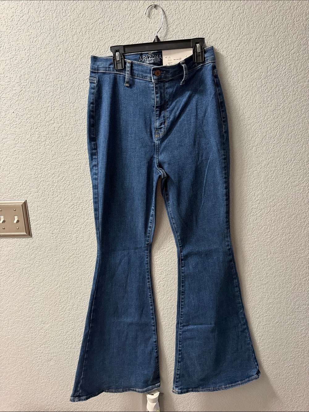 Arizona Jean Company Blue Flare Jeans for Women